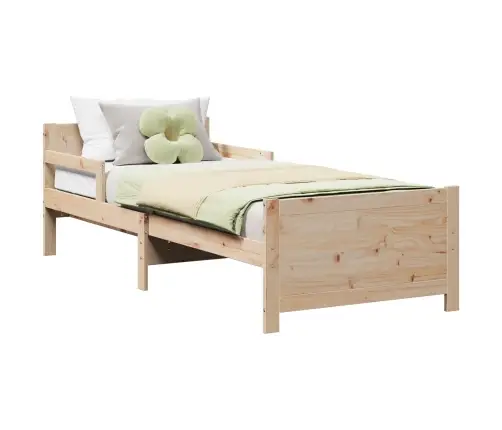 Pagarināms Gultas Rāmis Bērniem Other Brūna 80 X 130 / 165 / 200 Cm Vidaxl