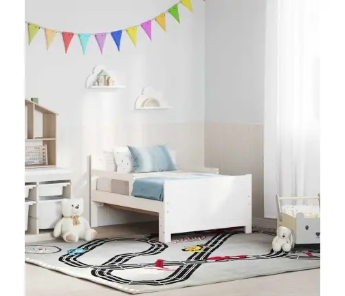 Pagarināms Gultas Rāmis Bērniem Other Balts 80 X 130 / 165 / 200 Cm Vidaxl