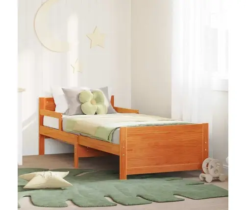 Voodi Raam Peaga Vahapruun 80 X 200 Cm Tehispuit