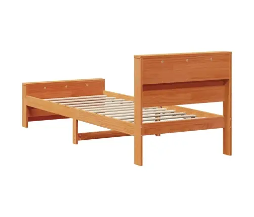 Lovos Rėmas Vaško Ruda 90 X 200 Cm Apdirbta Mediena