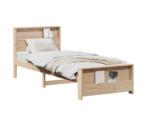 Voodi Raam Peaga Pruun 80 X 200 Cm Tehispuit