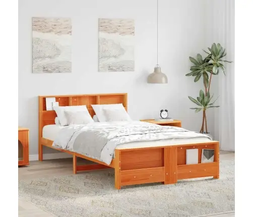 Voodi Raam Peaga Vahapruun 135 X 190 Cm Tehispuit