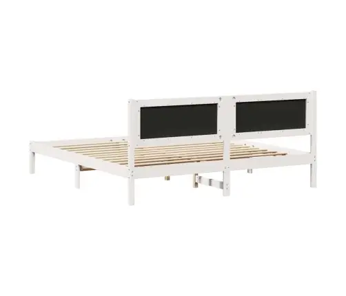 Gultas Rāmis Gaiši Pelēks 180 X 200 Cm Ciets Priedes Koks Vidaxl