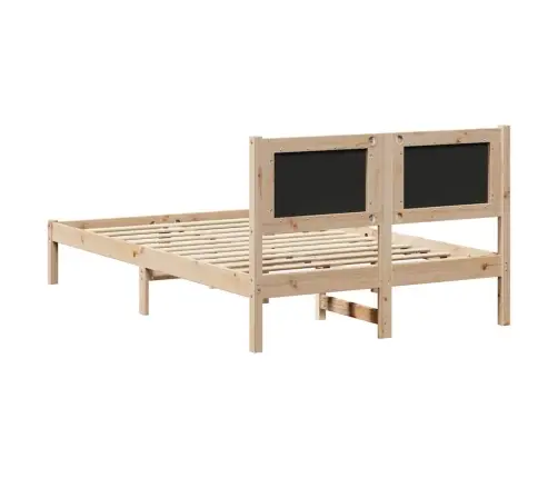 Lovos Rėmas Juoda 120 X 190 Cm Kietos Pušies Mediena