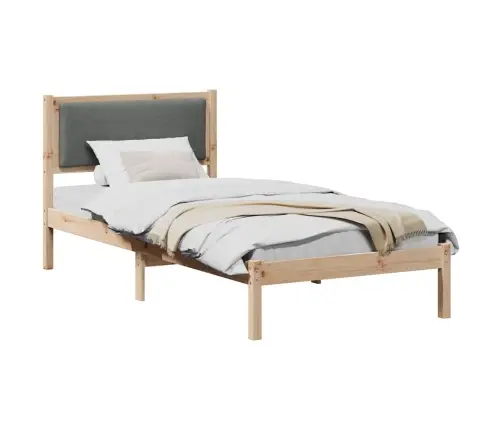 Lovos Rėmas Tamsiai Pilka 100 X 200 Cm Kietos Pušies Mediena