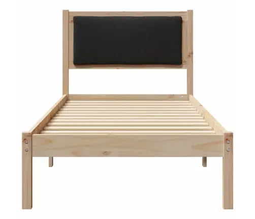 Lovos Rėmas Juoda 80 X 200 Cm Kietos Pušies Mediena