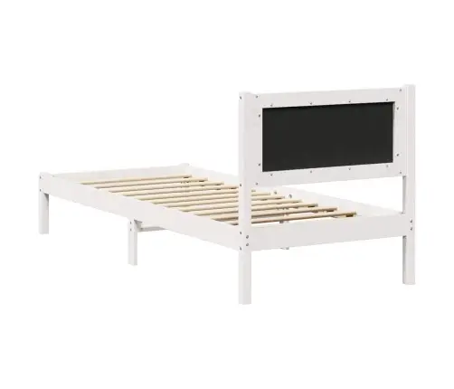 Lovos Rėmas Šviesiai Pilka 80 X 190 Cm Kietos Pušies Mediena