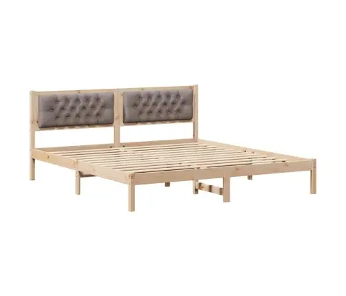 Lovos Rėmas Taupe 160 X 200 Cm Kietos Pušies Mediena