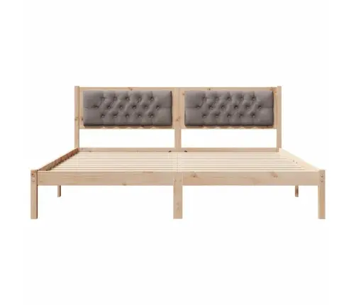 Lovos Rėmas Taupe 160 X 200 Cm Kietos Pušies Mediena