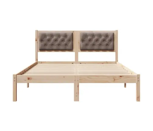 Lovos Rėmas Taupe 140 X 190 Cm Kietos Pušies Mediena