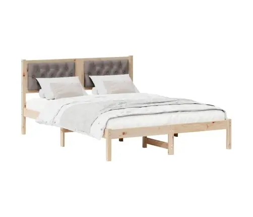 Lovos Rėmas Taupe 140 X 190 Cm Kietos Pušies Mediena