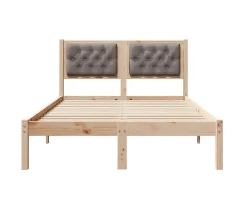 Lovos Rėmas Taupe 135 X 190 Cm Kietos Pušies Mediena