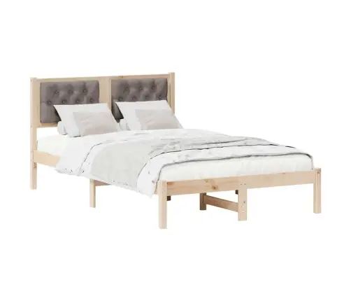 Lovos Rėmas Taupe 135 X 190 Cm Kietos Pušies Mediena