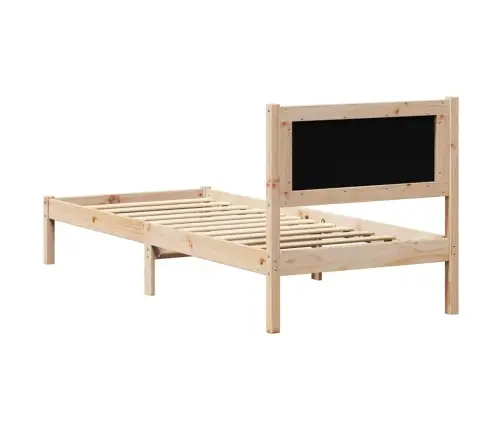 Gultas Rāmis Ar Galvas Klāju Melna 80 X 200 Cm Audums Vidaxl