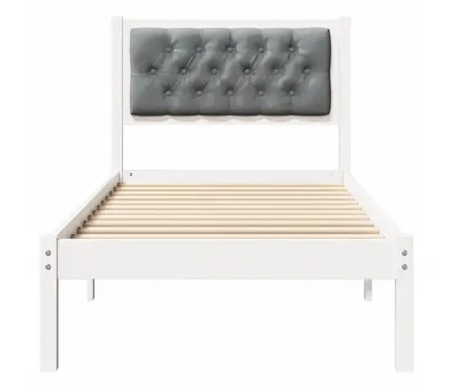 Lovos Rėmas Šviesiai Pilka 80 X 200 Cm Kietos Pušies Mediena