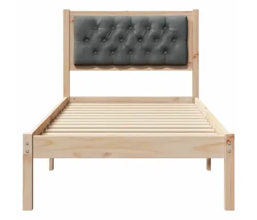 Lovos Rėmas Tamsiai Pilka 75 X 190 Cm Kietos Pušies Mediena