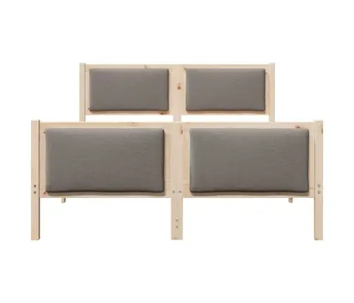 Lovos Rėmas Su Galvūgalio Taupe 140 X 190 Cm Audinys