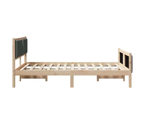 Lovos Rėmas Su Galvūgalio Tamsiai Pilka 135 X 190 Cm Audinys