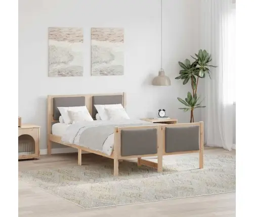 Lovos Rėmas Su Galvūgalio Taupe 120 X 190 Cm Audinys