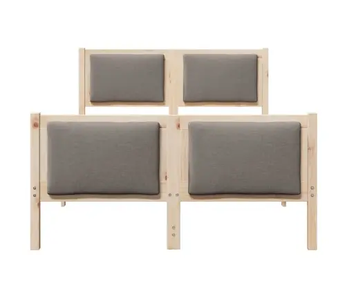 Lovos Rėmas Su Galvūgalio Taupe 120 X 190 Cm Audinys