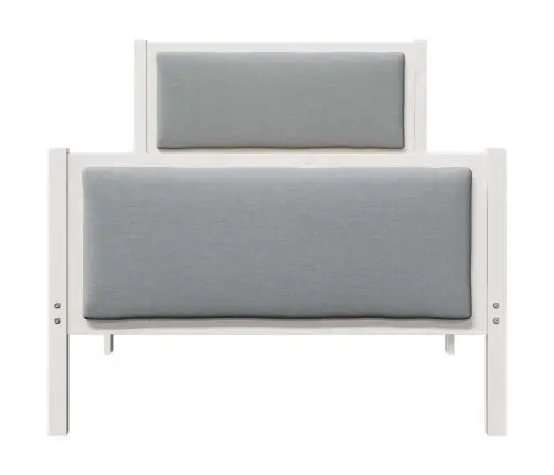 Lovos Rėmas Su Galvūgalio Šviesiai Pilka 100 X 200 Cm Audinys