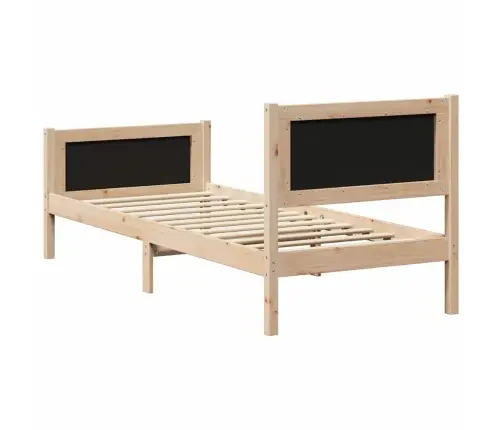 Gultas Rāmis Ar Galvas Klāju Pelēkbrūna 75 X 190 Cm Audums Vidaxl