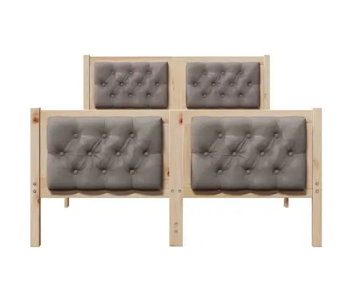 Lovos Rėmas Taupe 120 X 190 Cm Kietos Pušies Mediena