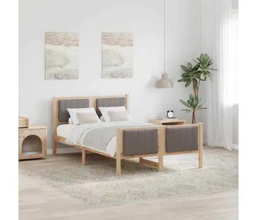 Gultas Rāmis Braun Un Taupe 120 X 200 Cm Priedes Masīvkoks Vidaxl Gultas Rāmis Braun Un Taupe 120 X 200 Cm Priedes Masīvkoks Vidaxl