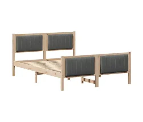 Beti Raam Peaga Pruun Ja Tumehall 135 X 190 Cm Männipuit