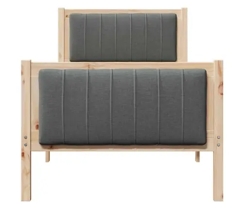 Beti Raam Peaga Pruun Ja Tumehall 75 X 190 Cm Männipuit