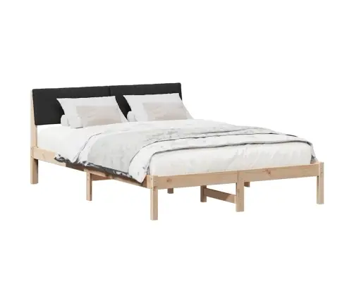 Lovos Rėmas Ruda Ir Juoda 160 X 200 Cm Pušies Masyvas