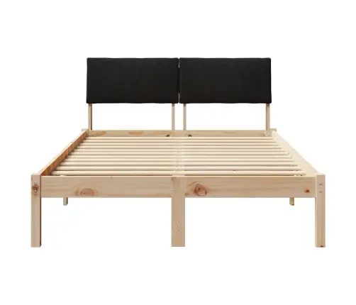 Beti Raam Peaga Pruun Ja Must 120 X 200 Cm Männipuit