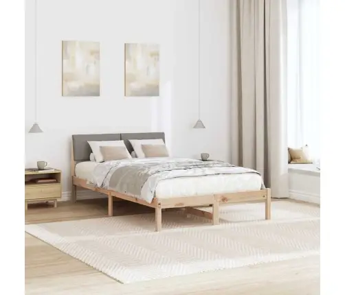 Beti Raam Peaga Pruun Ja Taupe 120 X 200 Cm Männipuit