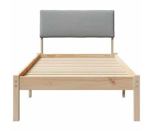 Beti Raam Peaga Pruun Ja Helehall 80 X 200 Cm Männipuit