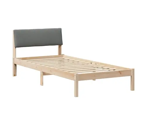 Beti Raam Peaga Pruun Ja Tumehall 90 X 190 Cm Männipuit