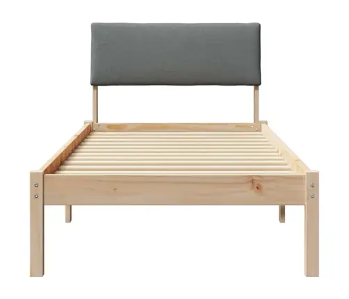 Beti Raam Peaga Pruun Ja Tumehall 75 X 190 Cm Männipuit