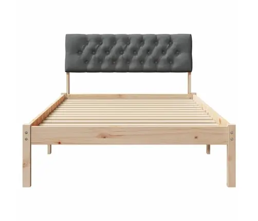 Beti Raam Peaga Pruun Ja Tumehall 100 X 200 Cm Männipuit