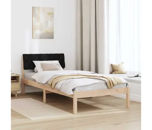 Lovos Rėmas Ruda Ir Juoda 90 X 200 Cm Pušies Masyvas