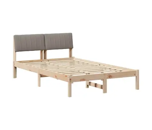 Beti Raam Peaga Pruun Ja Taupe 120 X 200 Cm Männipuit