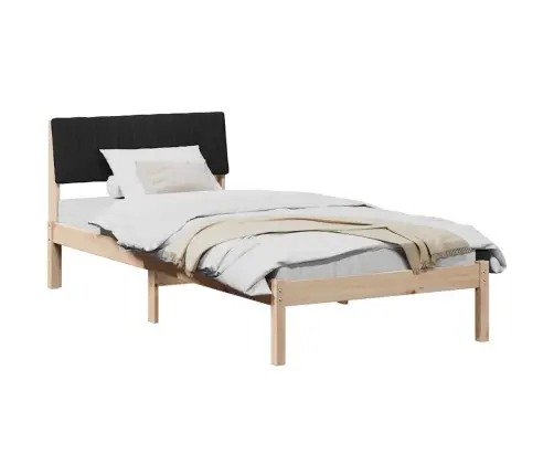 Lovos Rėmas Ruda Ir Juoda 90 X 200 Cm Pušies Masyvas