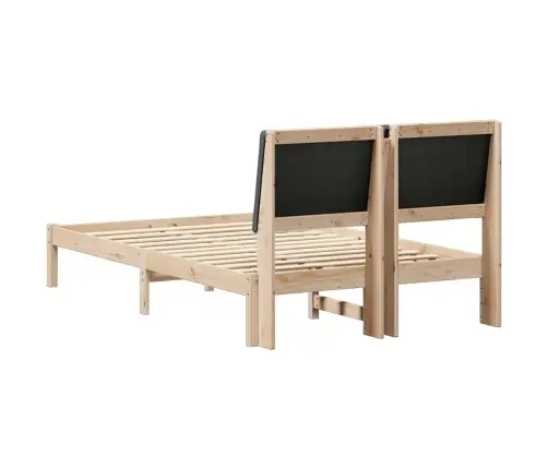 Beti Raam Peaga Pruun Ja Tumehall 120 X 190 Cm Männipuit