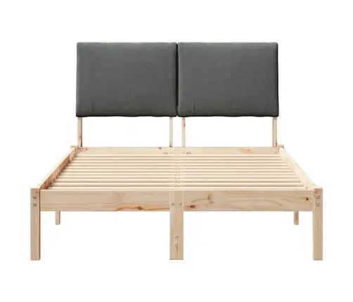 Beti Raam Peaga Pruun Ja Tumehall 120 X 190 Cm Männipuit