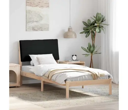 Lovos Rėmas Ruda Ir Juoda 90 X 190 Cm Pušies Masyvas