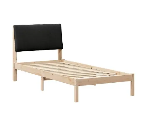 Lovos Rėmas Ruda Ir Juoda 90 X 190 Cm Pušies Masyvas