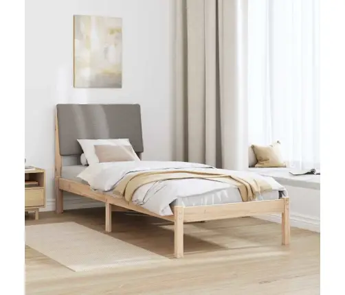 Beti Raam Peaga Pruun Ja Taupe 75 X 190 Cm Männipuit