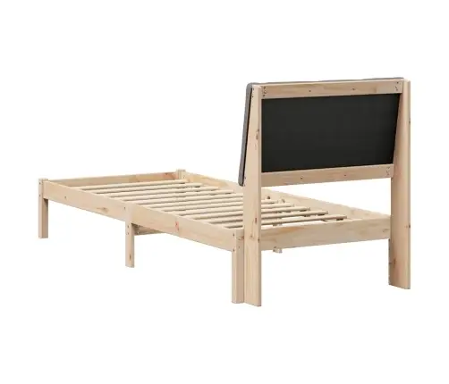 Beti Raam Peaga Pruun Ja Taupe 75 X 190 Cm Männipuit