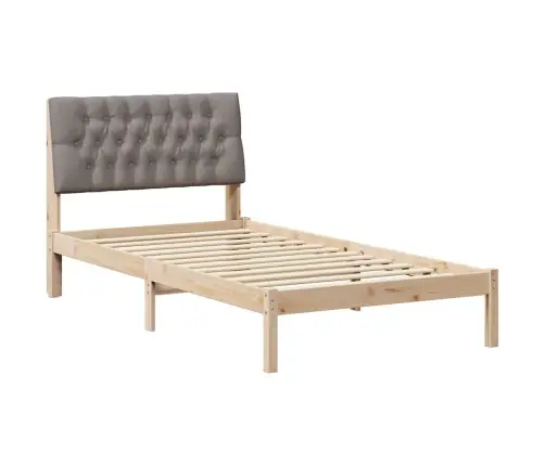 Lovo Rėmas Su Apmuštu Galvūgaliu Ruda 100 X 200 Cm