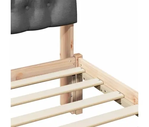 Lovo Rėmas Su Apmuštu Galvūgaliu Su Galvūgalio Ruda 75 X 190 Cm