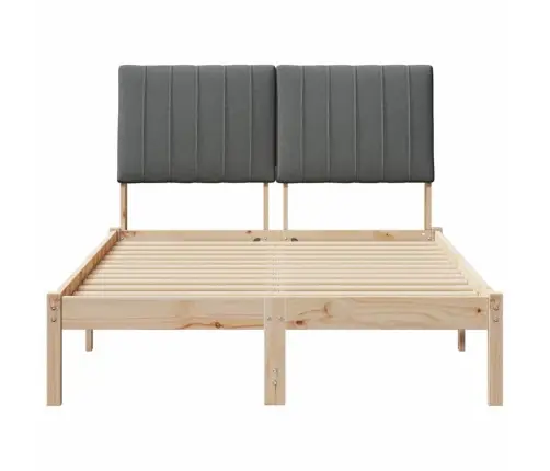 Gultas Rāmis Brūna 120 X 200 Cm Ciets Priedes Koks Vidaxl