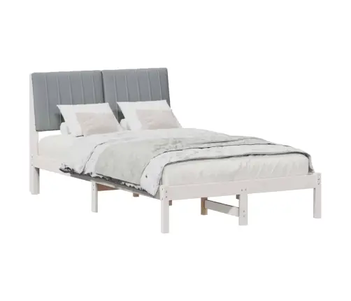 Lovos Rėmas Balta 120 X 200 Cm Kietos Pušies Mediena